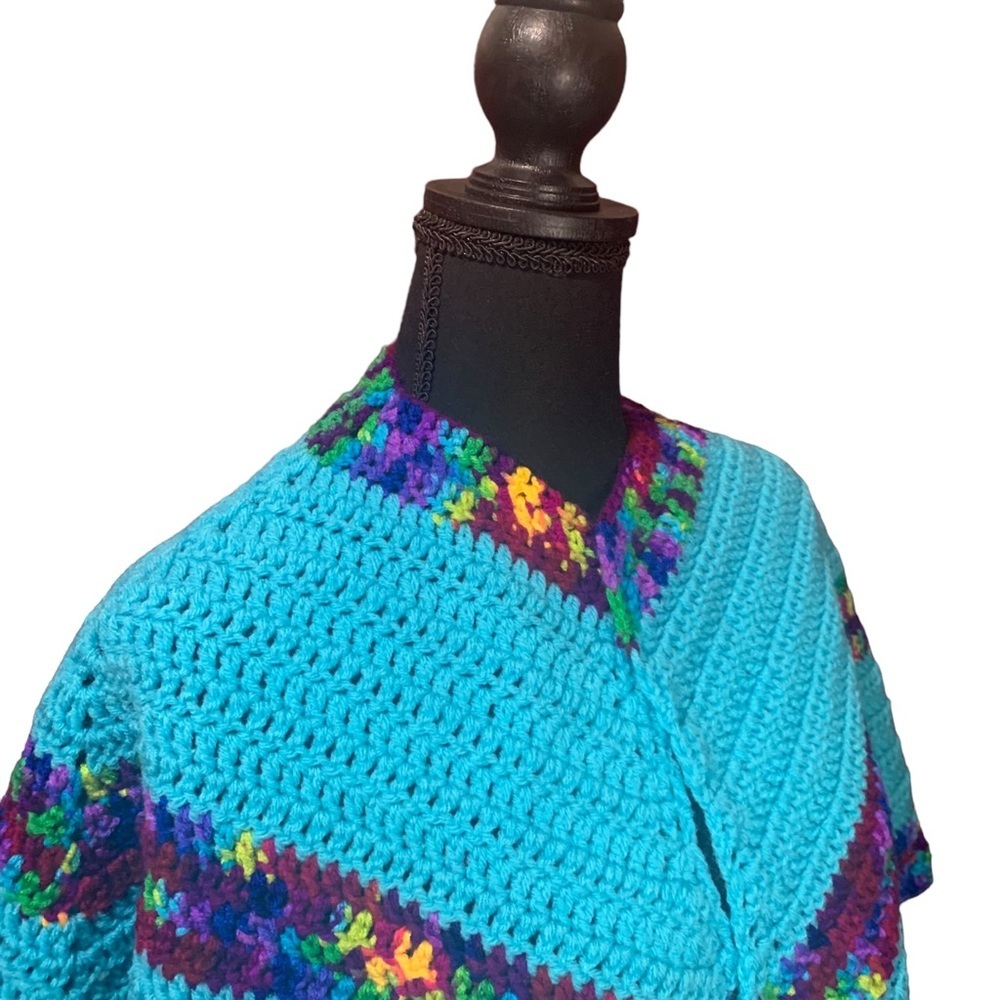 Handmade Crocheted Shall - Picture 6 of 7